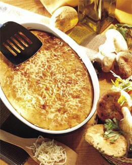 PASTEL DE PATATA Y SETAS