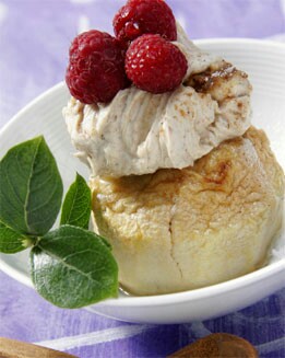 MANZANAS AL HORNO CON QUESO