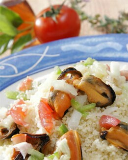 MEJILLONES CON CUSCÚS