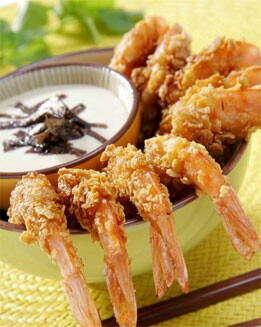 CRUJIENTE DE LANGOSTINOS