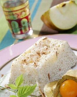 FLAN DE MANZANA