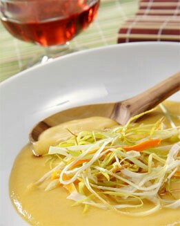 CREMA DE VERDURAS CON PUERROS