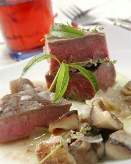 ENTRECOT AL HORNO CON SETAS