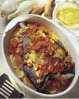 PALOMETA GUISADA AL HORNO