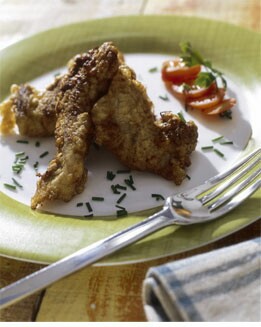 TIRAS DE POLLO EN SALSA DE SOJA