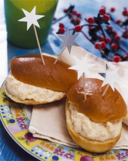 BOLLITOS RELLENOS CREMA DE JAMÓN