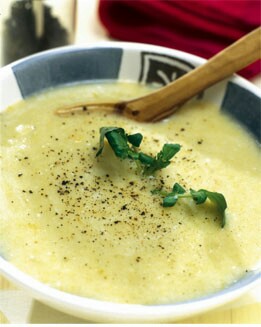 CREMA DE VERDURAS CON YOGUR