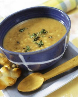 SOPA DE LEGUMBRES CON ARROZ