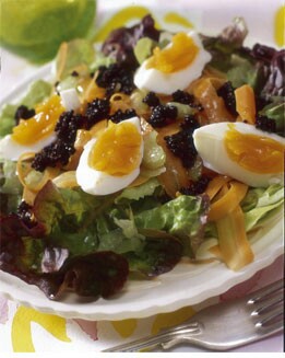 ENSALADA DE ZANAHORIA Y CAVIAR