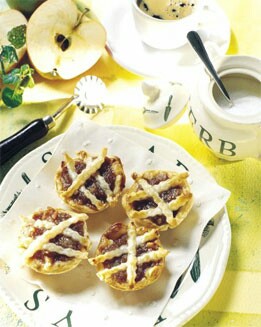 TARTALETAS DE MANZANA Y CHOCOLATE