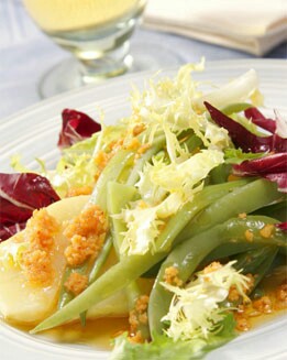 ENSALADA DE VERDURAS CON VINAGRETA  DE ÑORAS