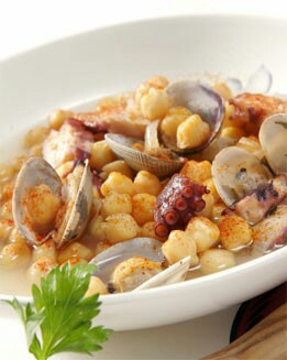 GUISO MARINERO CON GARBANZOS