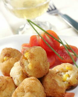 CROQUETAS DE ATÚN, HUEVO DURO Y MAÍZ