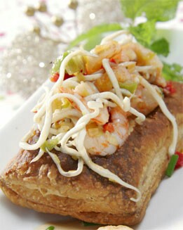 TOSTA DE MARISCO AL HORNO