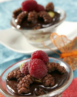 POSTRE   CRUJIENTE DE CHOCOLATE