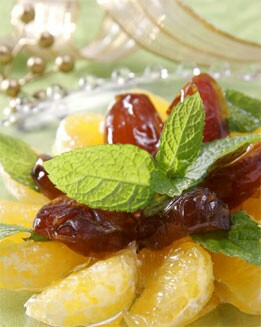 ENSALADA DE MANDARINAS Y DÁTILES