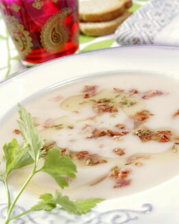 CREMA DE JUDÍAS CON ACEITE DE HINOJO