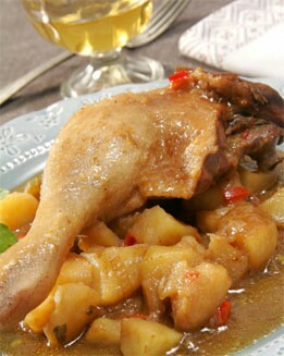 GUISO DE PATO CON PATATAS
