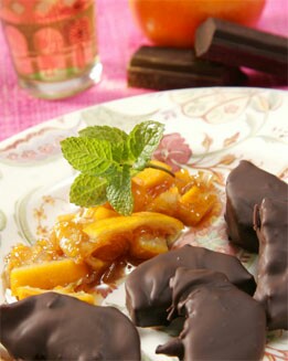 BOMBONES DE QUESO CON NARANJA