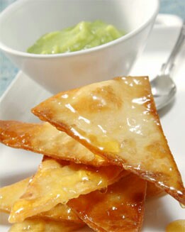 TORTITAS DULCES CON CREMA DE AGUACATE