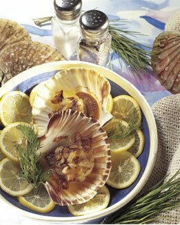 VIEIRAS DORADAS AL HORNO