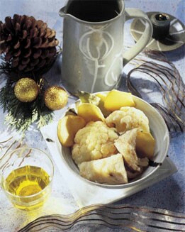 BACALAO CON COLIFLOR A LA GALLEGA