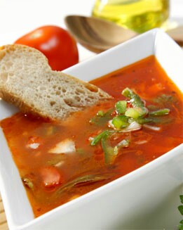 SOPA DE TOMATES ASADOS