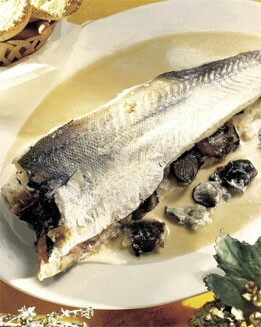 MERLUZA RELLENA DE HONGOS SILVESTRES