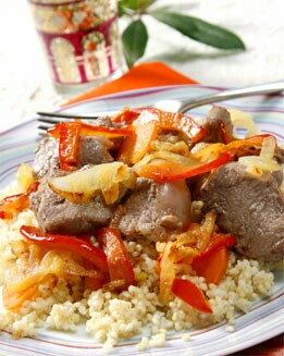 CORDERO CON QUINOA Y VERDURAS