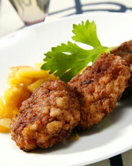FILETES RUSOS CON SALSA DE MANGO