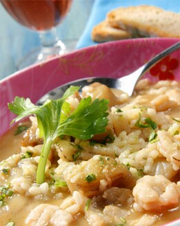 SOPA DE ARROZ MARINERA