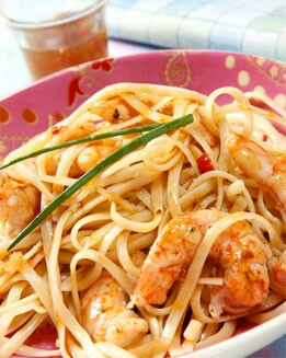LANGOSTINOS A LA ORIENTAL