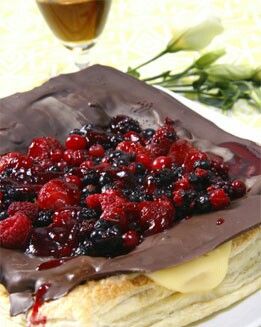 TARTA DE FRUTAS ROJAS
