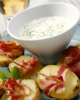 BROCHETAS DE PATATA Y BACÓN