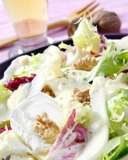 ENSALADA DE PERA CON MOSTAZA