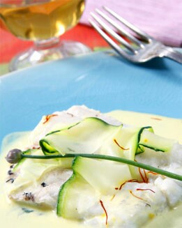 MERLUZA EN SALSA DE AZAFRÁN
