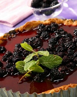 TARTA DE QUESO Y MORAS