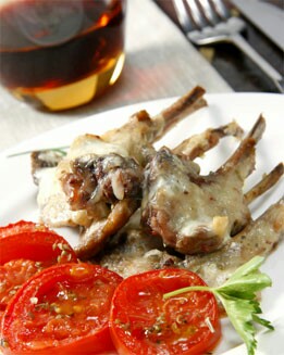 CHULETAS DE CORDERO GRATINADAS