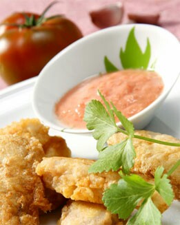 FRITOS DE PESCADO CON SALMOREJO