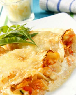 CANELONES  DE TOFU Y VERDURAS