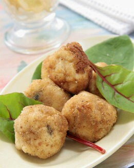 CROQUETAS DE TRUFA Y QUESO MOZZARELLA