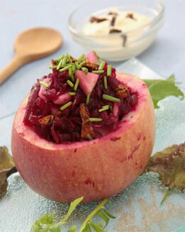 ENSALADA DE MANZANA Y REMOLACHA