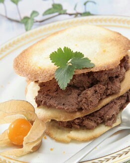 MOUSSE DE CHOCOLATE CON TEJA 