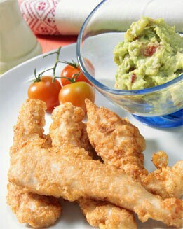 POLLO CON CREMA DE AGUACATE
