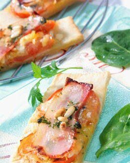 PANINI DE QUESOS, ESPINACAS Y PIÑONES