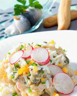 ENSALADA DE PATATA Y ARENQUE