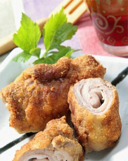 ROLLITOS DE CARNE CON QUESO DE CABRA