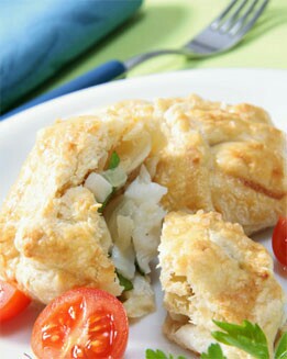 HOJALDRES DE BACALAO