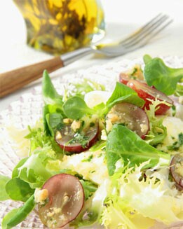 ENSALADA DE LECHUGAS CON MOZZARELLA