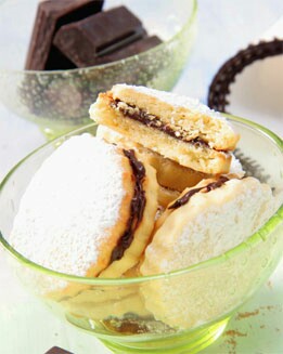 GALLETAS DOBLES CON CHOCOLATE
